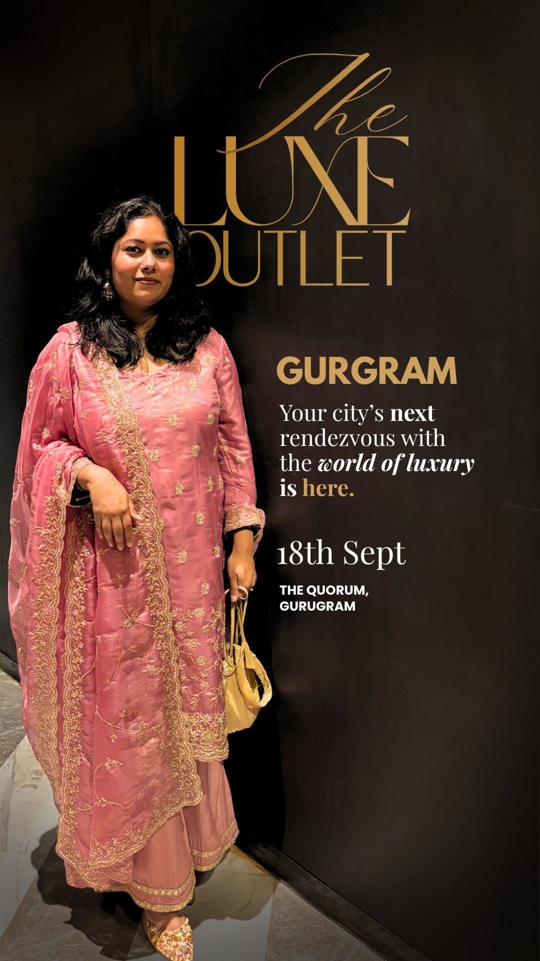Gurugram’s next luxury affair is here - The Luxe Outlet.
One luxury edit. 15 d