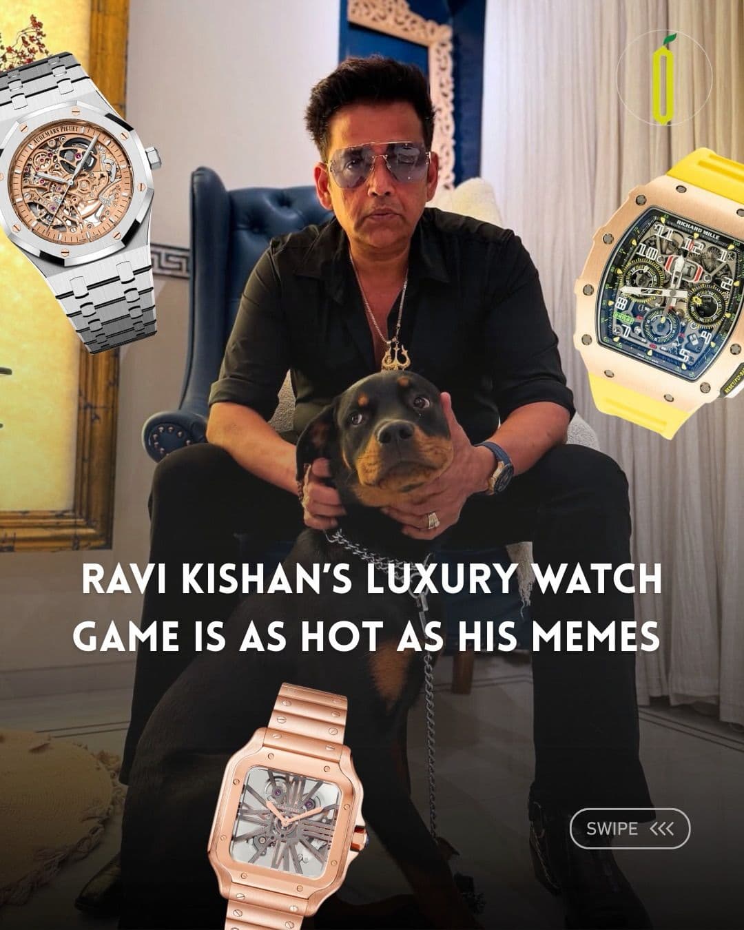 Ravi Kishan @ravikishann might be ruling the meme world and hijacking our Instag